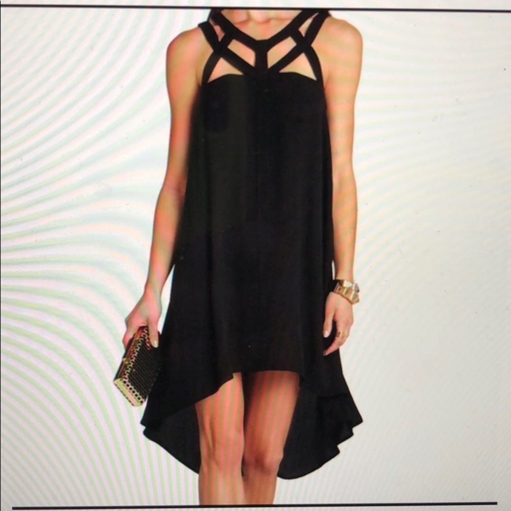 BCBGMAXAZRIA high-low dress